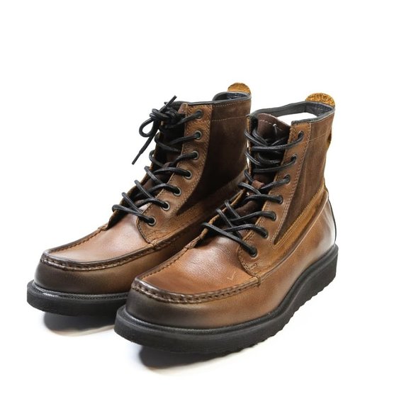 Frye Other - FRYE Mens Montana Moc Brown Leather Boots NEW wBox